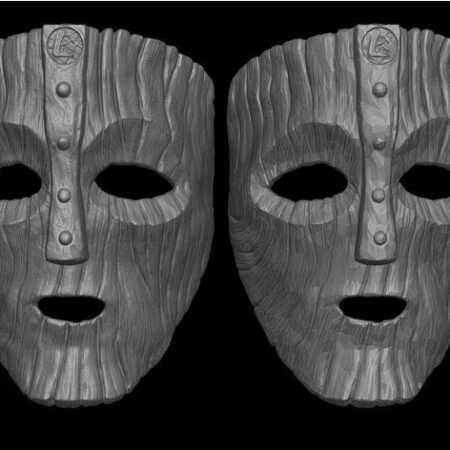 loki the mask 3d printing stl files