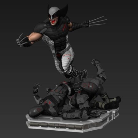 Wolverine x-force 3d print stl files