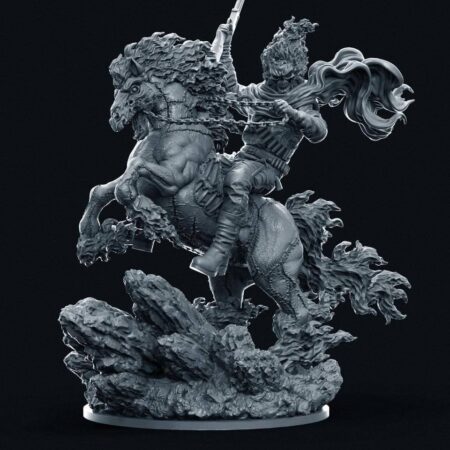 Phantom rider ghost rider 3d printing stl files