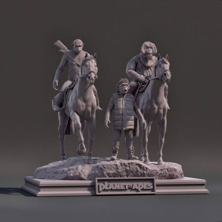Planet of apes 3d printing stl files