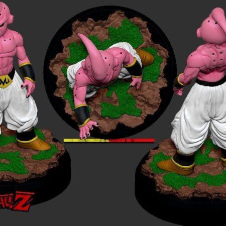 Majin baby buu dragonball z 3d print stl files