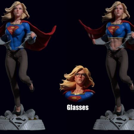supergirl 3d print model stl files