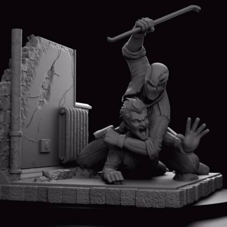 Red hood vs joker 3d printing stl files