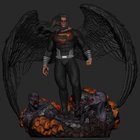 Evil superman 3d printing stl files