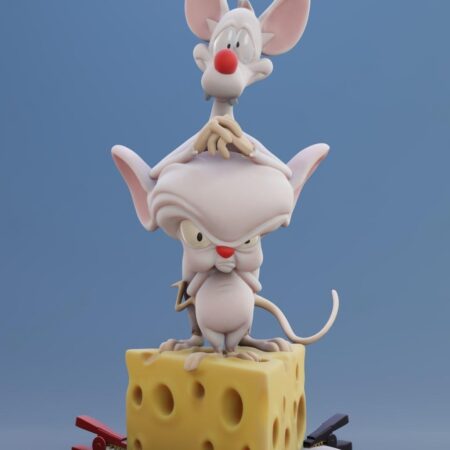 Pink and the brian 3d printing stl files