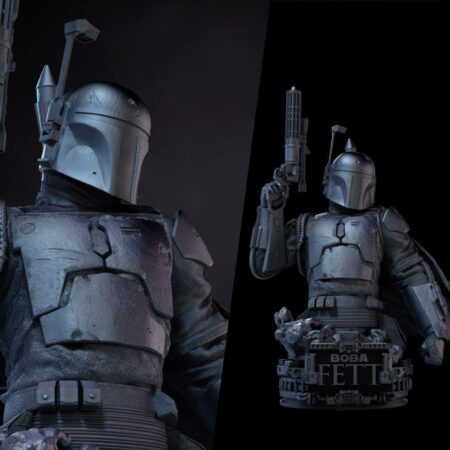 Boba fett bust 3d printing stl files