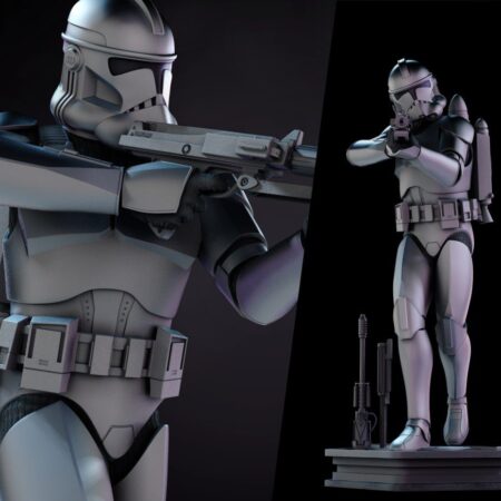 Clone trooper 3d printing stl files