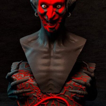 Lipstick demon 3d printing stl files