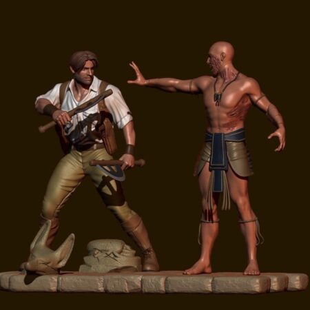 The Mummy diorama 3d printing stl files