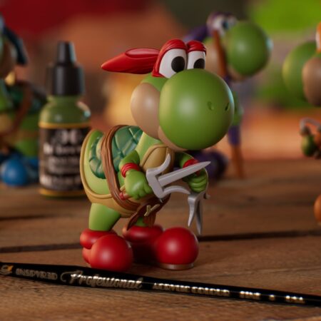 Yoshi Mario 3D Printing stl files