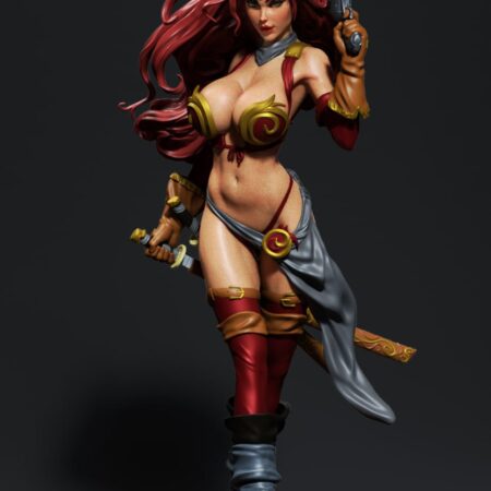 Red monika 3d printing stl files