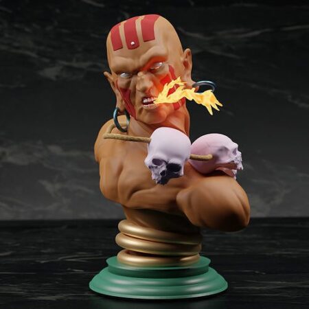 Dhalsim bust 3d printing stl files