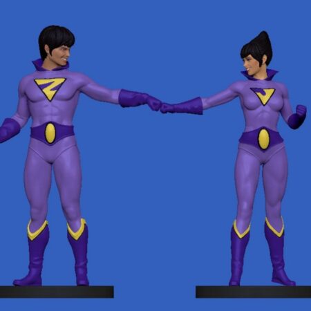 Super Gemeos wonder twins 3d printing stl files