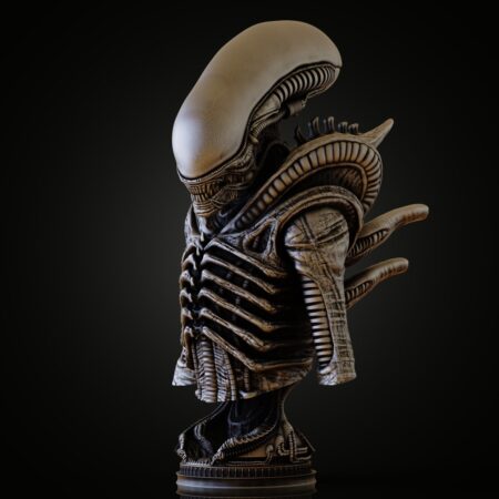 Alien xenomorph bust 3d printing stl files