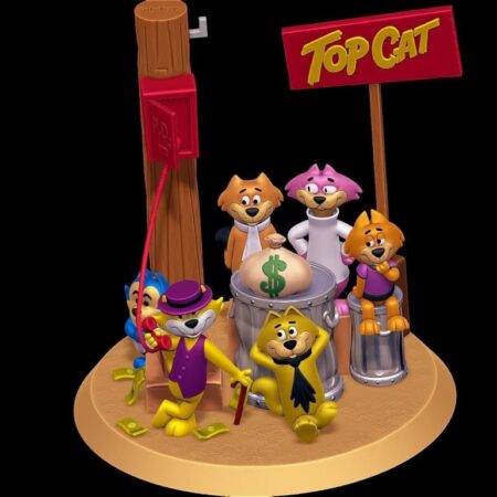 Top cat diorama 3d printing stl files