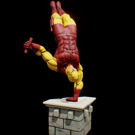 Yellow daredevil 3d printing stl files