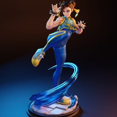 Chun li 3d printing stl files
