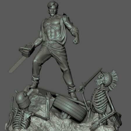 Ash vs evil dead 3d printing stl files