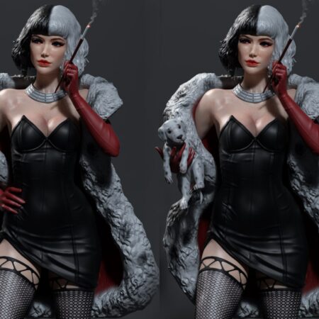 Cruella 3d printing stl files