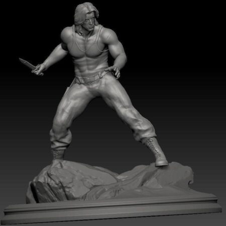 Rambo stl files for 3d printing model
