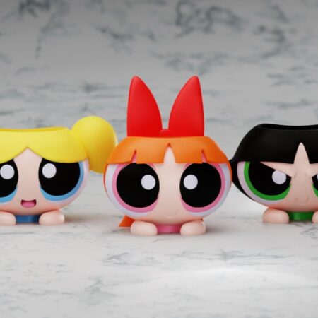 Powerpuff girls 3d printing stl files
