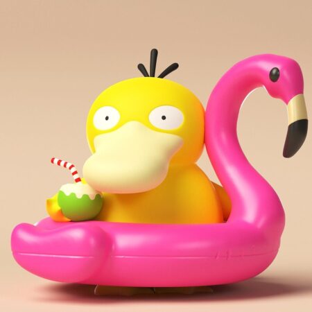 Psyduck beach day 3d printing stl files