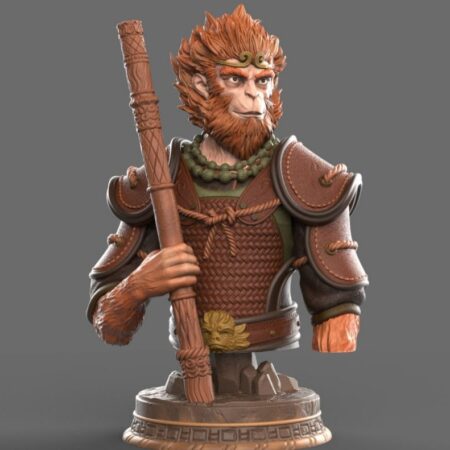 Monkey king 3d printing stl files
