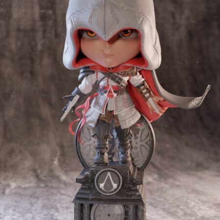 Assassins creed Ezio chibi 3d printing stl files