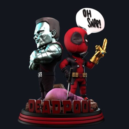 Deadpool snap 3d printing stl files
