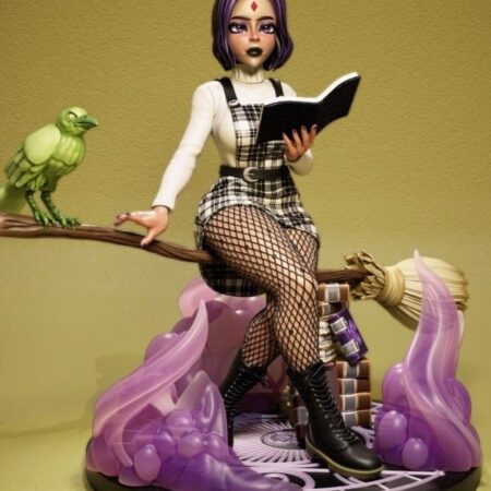 Witchy raven 3d printing stl files