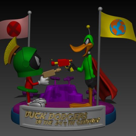 Duck dodgers 3d printing stl files