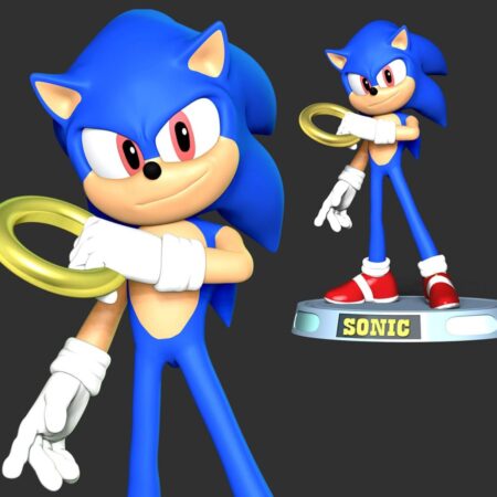 Sonic 3d printing stl files