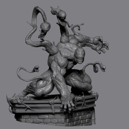 Venom + bust 3d printing stl files