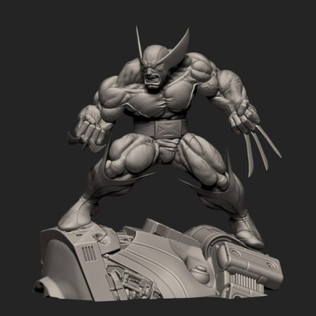 Wolverine on sentinel 3d printing stl files