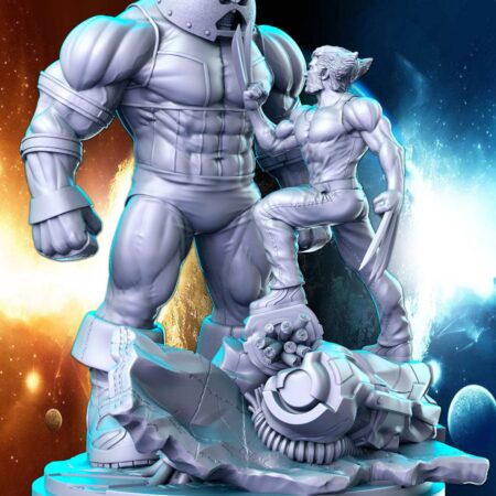 Wolverine vs juggernaut 3d printing stl files