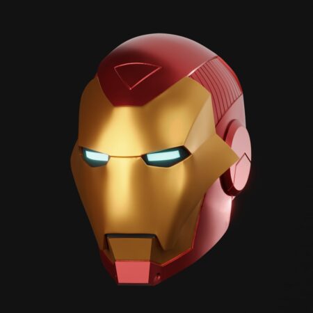 Ironman model 25 helmet 3d prining stl files