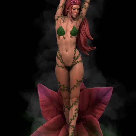 Poison Ivy sexy 3d printing stl files