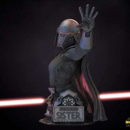 Second sister bust 3d printing stl files
