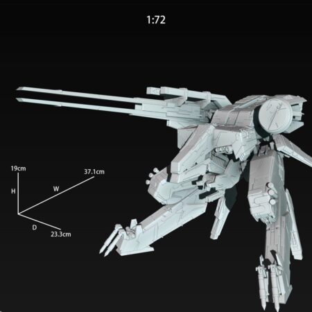 Metal gear rex 3d printing stl files