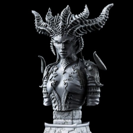 Lilith bust 3d printing stl files