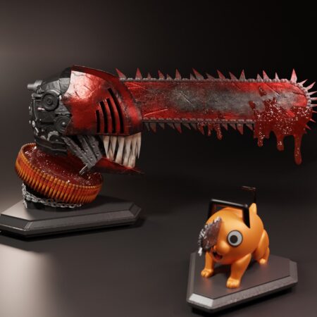 Chainsaw man & Pochita 3D Printing stl files