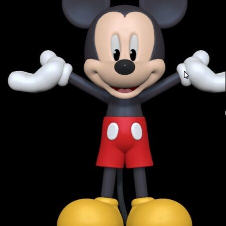 Mickey mouse 3d printing stl files