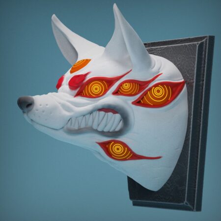 Fox Devil mask 3d printing stl files