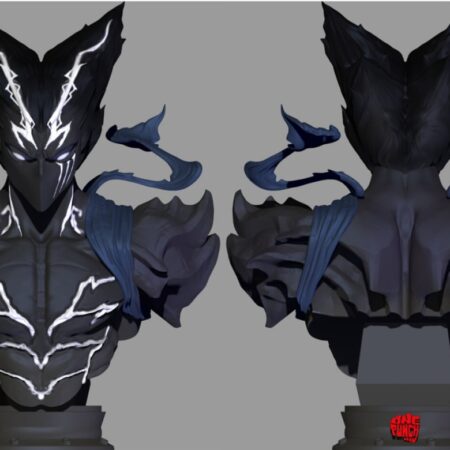 Garou bust 3d print stl files