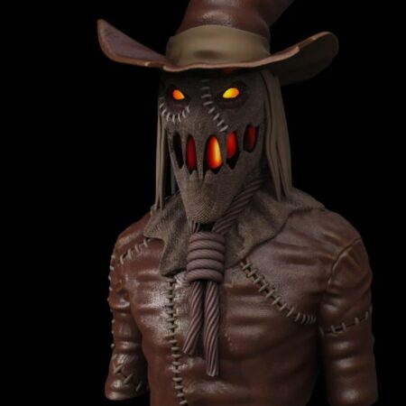 Scarecrow bust 3d print stl files
