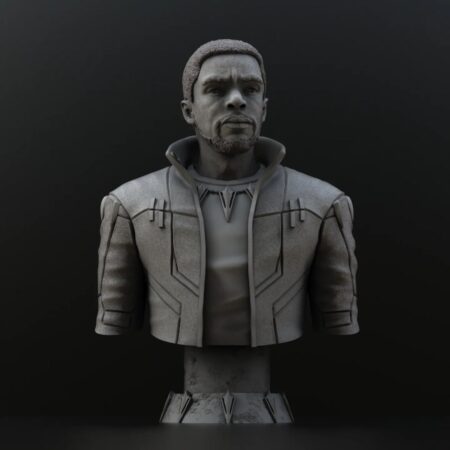 Tchalla bust 3d print stl files