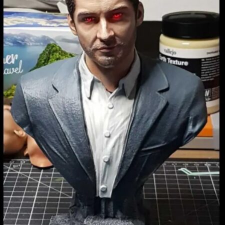 Lucifer bust 3d print model