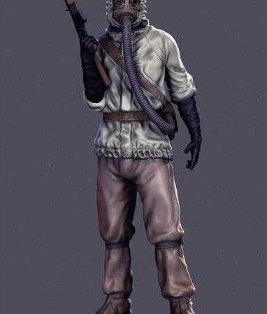 Biohazard soldier 3d printing stl