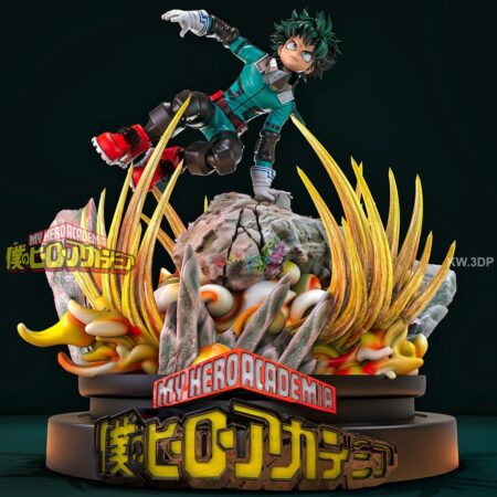 My hero Academia diorama 3d printing stl files