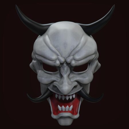 Yazuka oni mask 3d printing stl files